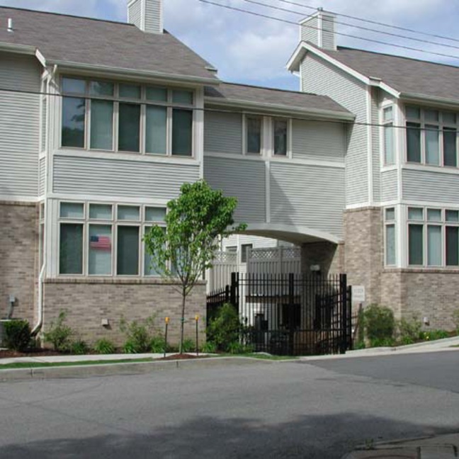 exterior of Alder Townhouses 