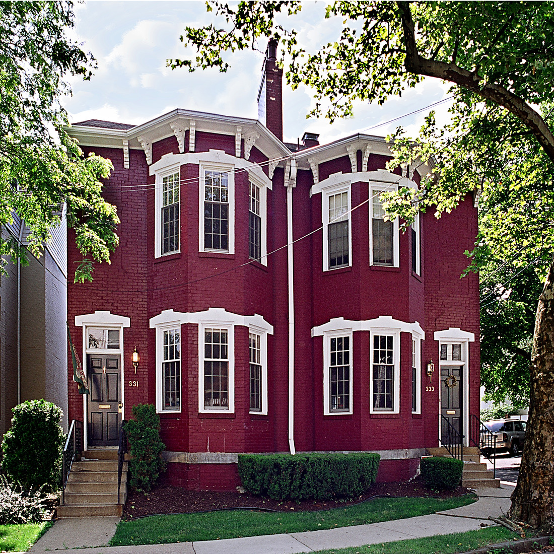exterior of 331-333 Denniston Avenue